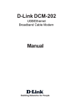 D-Link DCM-202 User's Manual