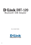 D-Link DBT-120 User's Manual