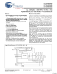 Cypress NoBL CY7C1470V33 User's Manual