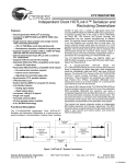 Cypress CYV15G0104TRB User's Manual
