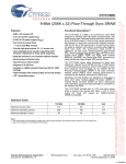 Cypress CY7C1365C User's Manual