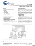 Cypress CY7C1019D User's Manual