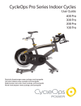 CycleOps 100 PRO User's Manual