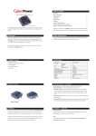 CyberPower CP-H420M User's Manual