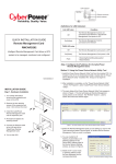 CyberPower RMCARD202 User's Manual