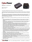 CyberPower CP800AVR User's Manual