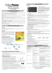 CyberPower CP685AVR-G User's Manual