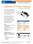 CyberData Ethernet IV Printer Module User's Manual