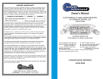 Custom Autosound Manufacturing USA-630 User's Manual