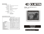 Curtis TV2040 User's Manual