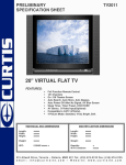 Curtis TV2011 User's Manual