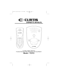 Curtis TC972 User's Manual