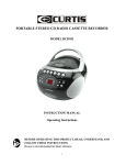 Curtis RCD951 User's Manual