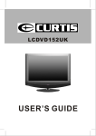 Curtis LCDVD152UK User's Manual