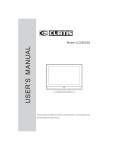 Curtis LCD2622A User's Manual