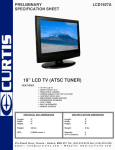 Curtis LCD1927A User's Manual