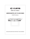 Curtis KCR2610 User's Manual