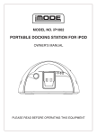 Curtis iPOD iP1002 User's Manual