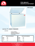 Curtis FRF434UK User's Manual