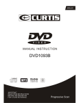 Curtis DVD1093B User's Manual