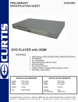 Curtis DVD1093 User's Manual