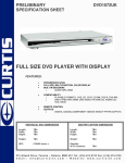Curtis DVD1072UK User's Manual