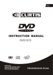 Curtis DVD DVD1072 User's Manual