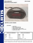Curtis CR1274UK User's Manual