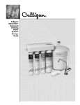 Culligan Aqua-Cleer Advanced Drinking Water Systems User's Manual