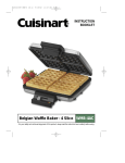 Cuisinart WMB-4AC User's Manual