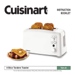 Cuisinart TAN-4C User's Manual