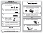 Cuisinart PG-28432 User's Manual