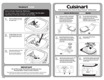 Cuisinart PG-26692 User's Manual