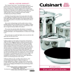 Cuisinart IB-5756 User's Manual