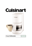 Cuisinart DCC-400 User's Manual