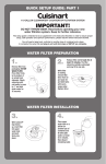 Cuisinart PG-24576 User's Manual