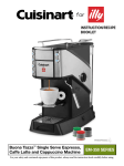 Cuisinart Coffeemaker EM-350 User's Manual