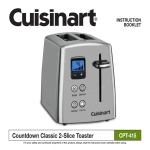 Cuisinart CPT-415 User's Manual