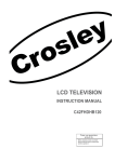 Crosley C42FHDHB120 User's Manual