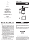 Crosley 1950's User's Manual