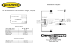 Crimestopper Security Products SECURVIEW SV-7020 User's Manual