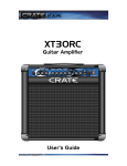Crate Amplifiers XT30RC User's Manual