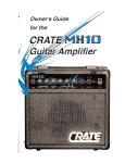 Crate Amplifiers MX10 User's Manual