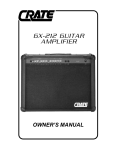 Crate Amplifiers GX212 User's Manual