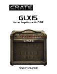 Crate Amplifiers GLX15 User's Manual