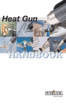 Craftsman STEINEL Industrial Heat Gun Lathe Handbook