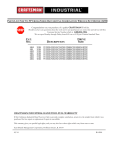 Craftsman 7pc Contents List