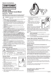 Craftsman Professional 30 ft. Cord Reel Owner's Manual