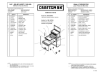 Craftsman 6-Drawer Service Parts