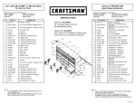 Craftsman 17-Drawer Service Parts